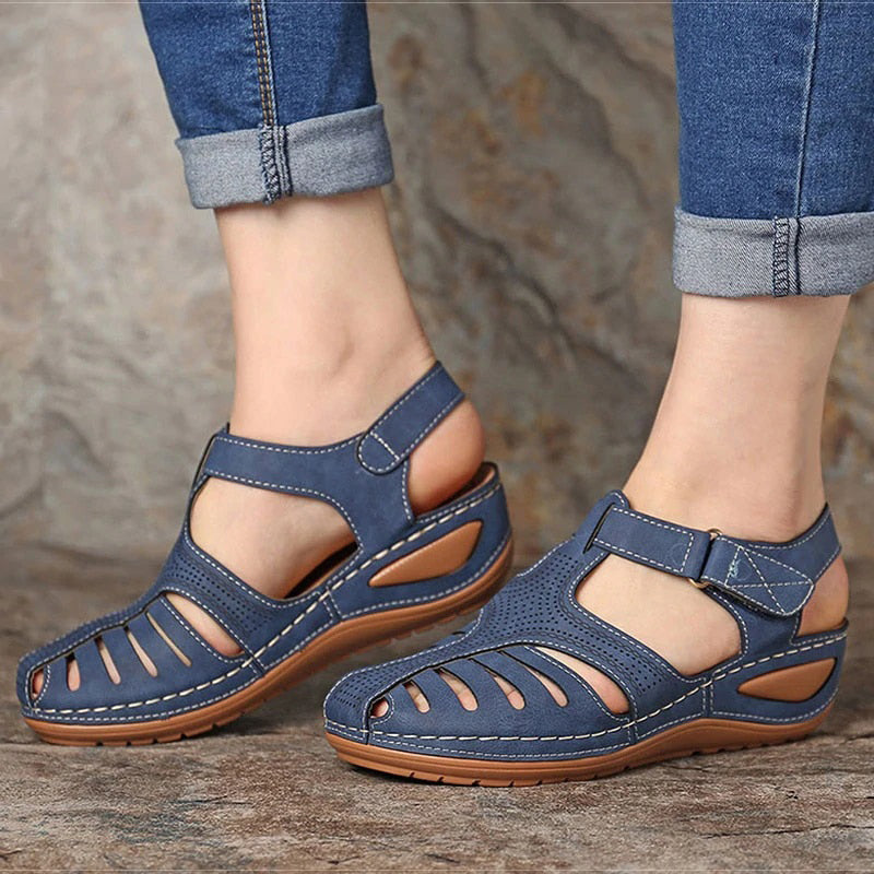 Kim Soft PU Leather Anti-Slip Sandals Shoes Claire & Clara