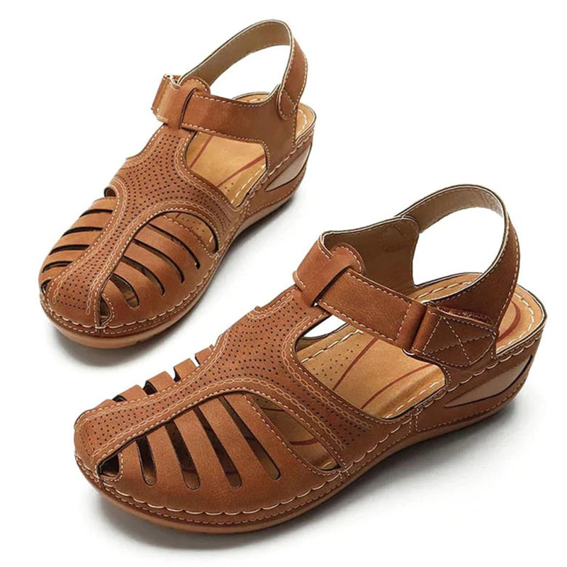 Kim Soft PU Leather Anti-Slip Sandals Shoes Claire & Clara