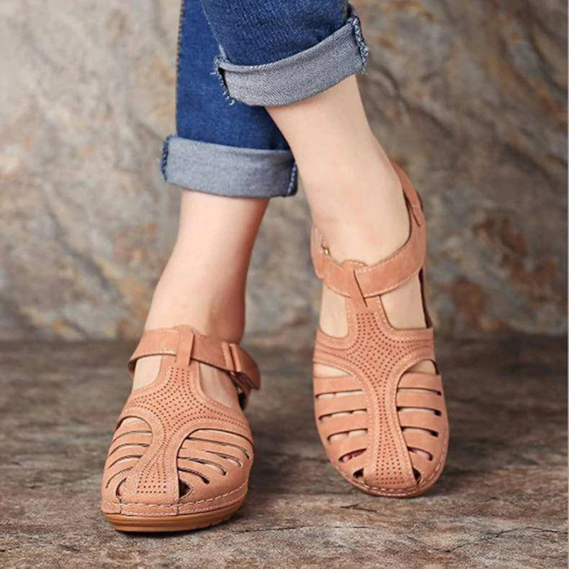 Kim Soft PU Leather Anti-Slip Sandals Shoes Claire & Clara