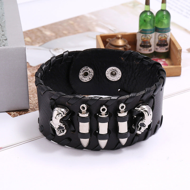 Last Man Standing Rocker Bracelet Claire & Clara Black