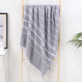 Layers Turkish Sand Free Beach Towel Claire & Clara Grey Thin