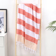 Layers Turkish Sand Free Beach Towel Claire & Clara Orange Wide
