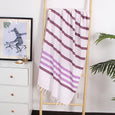 Layers Turkish Sand Free Beach Towel Claire & Clara Purple Thin