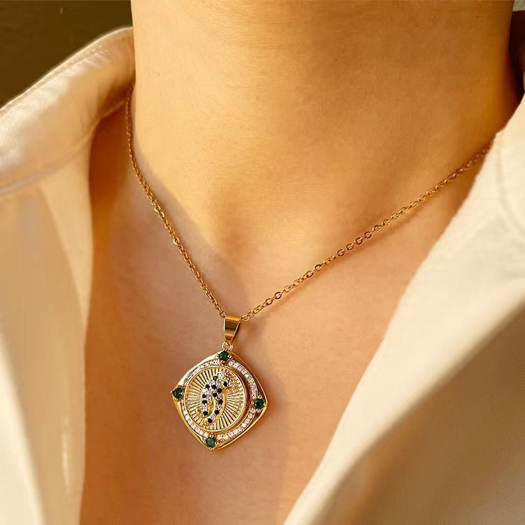 Leopard Spinning Anxiety Relief Necklace Necklace Claire & Clara