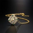 Leopard Spinning Anxiety Relief Necklace Necklace Claire & Clara