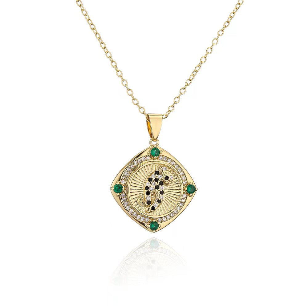 Leopard Spinning Anxiety Relief Necklace Necklace Claire & Clara Style A