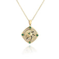 Leopard Spinning Anxiety Relief Necklace Necklace Claire & Clara Style C