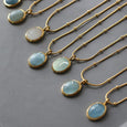 Light Luxury Oval Clavicle Chain Necklace Claire & Clara