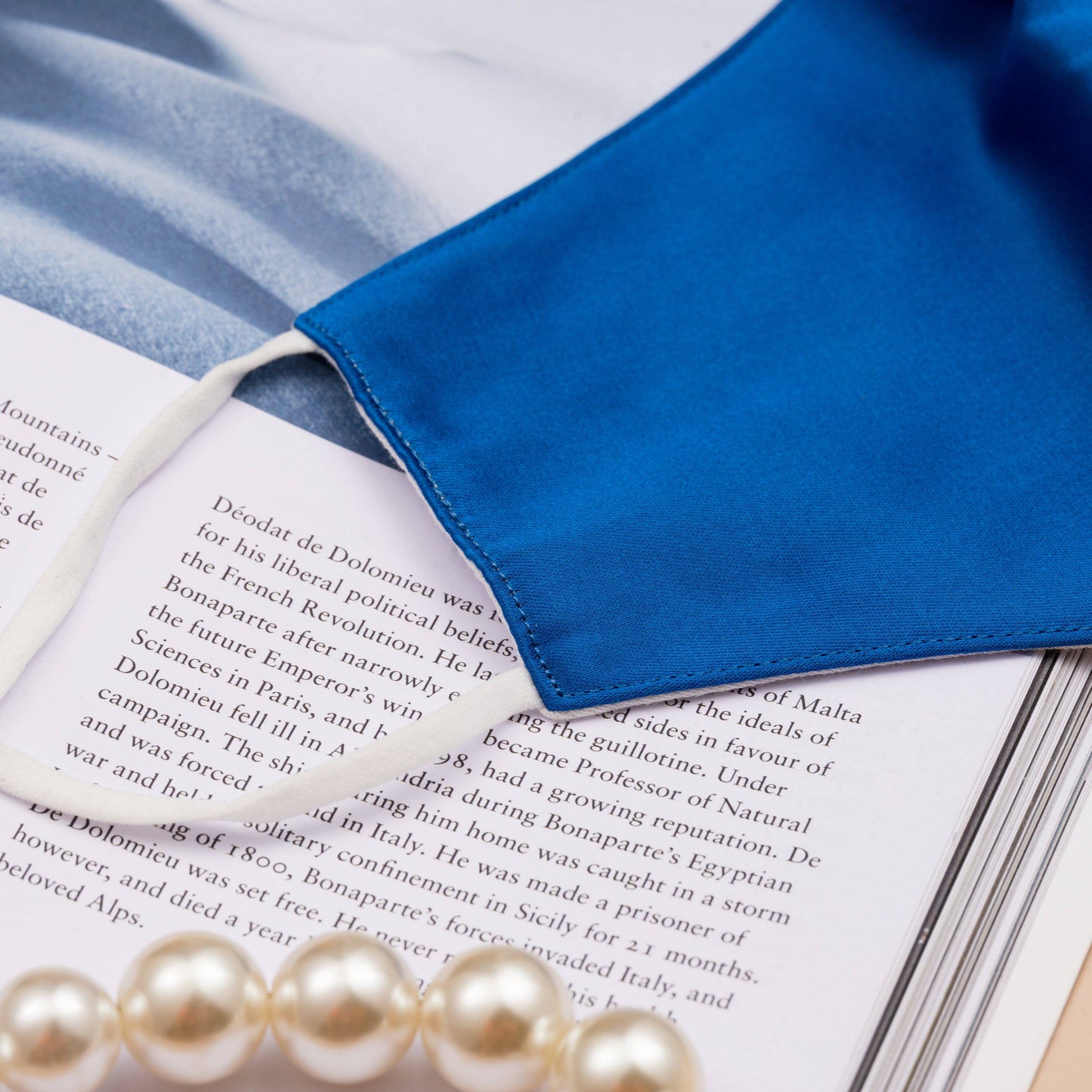 Lily Satin Face Mask Face Covering > facemask > satin facemask > washable facemask > cloth facemask > facemask with filter pocket > bridal facemask > facemask for wedding Claire & Clara