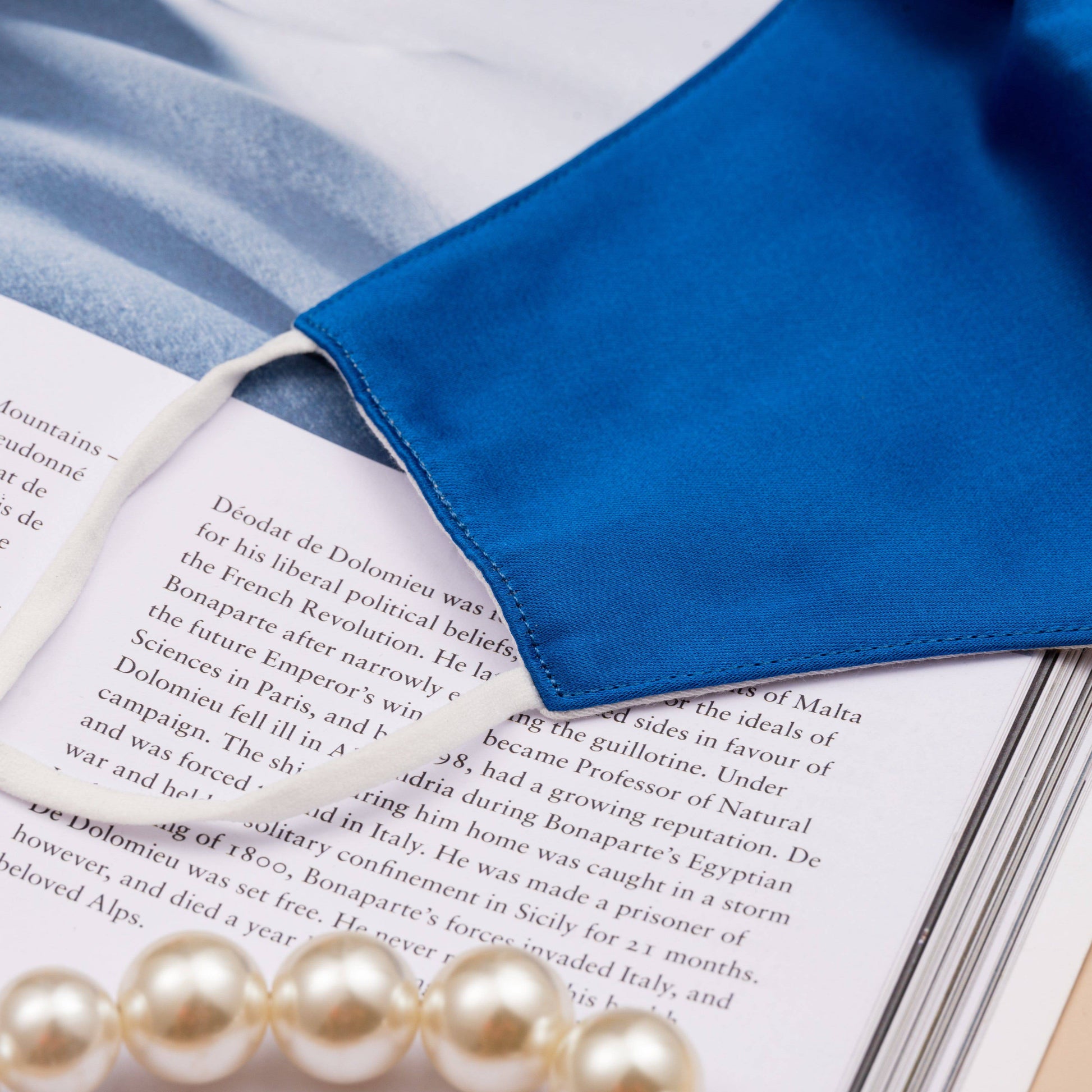 Lily Satin Face Mask Face Covering > facemask > satin facemask > washable facemask > cloth facemask > facemask with filter pocket > bridal facemask > facemask for wedding Claire & Clara