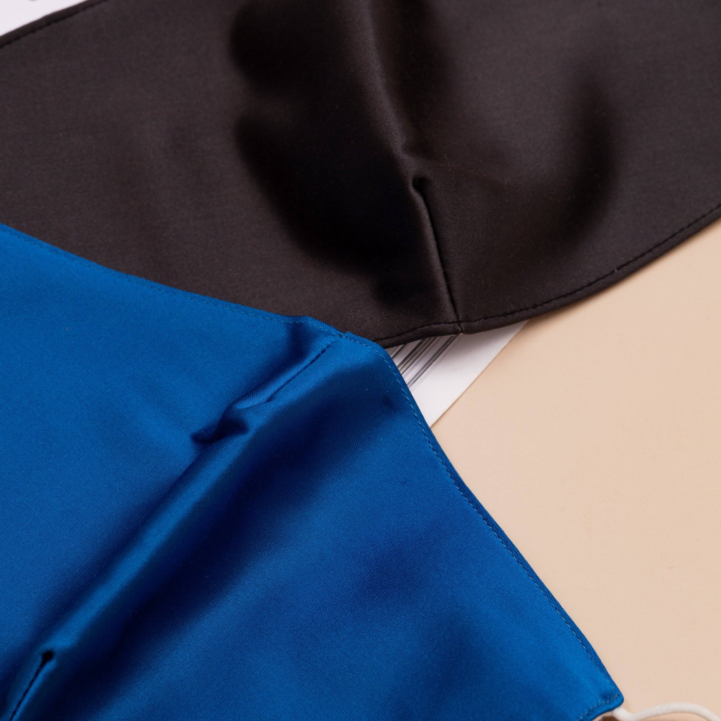 Lily Satin Face Mask Face Covering > facemask > satin facemask > washable facemask > cloth facemask > facemask with filter pocket > bridal facemask > facemask for wedding Claire & Clara