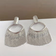 Line Tassel Metal Stud Earrings Earrings Claire & Clara
