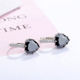Love Heart Diamond Earrings Earrings Claire & Clara