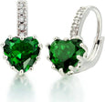 Love Heart Diamond Earrings Earrings Claire & Clara