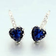 Love Heart Diamond Earrings Earrings Claire & Clara