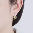 Love Heart Diamond Earrings Earrings Claire & Clara
