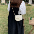 Lucie Lock Chain Crossbody Small Square Bag Bag Claire & Clara