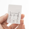 Lucky Angel Number Stainless Steel Necklace Necklace Claire & Clara Silver 888