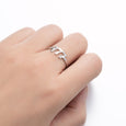Lucky Angel Number Stainless Steel Ring Ring Claire & Clara