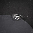 Lucky Angel Number Stainless Steel Ring Ring Claire & Clara