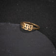 Lucky Angel Number Stainless Steel Ring Ring Claire & Clara