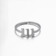 Lucky Angel Number Stainless Steel Ring Ring Claire & Clara Silver 111