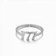 Lucky Angel Number Stainless Steel Ring Ring Claire & Clara Silver 777