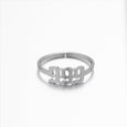 Lucky Angel Number Stainless Steel Ring Ring Claire & Clara Silver 999