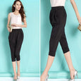 Lynn High Waist Stretch Harem Pants Bottoms Claire & Clara