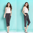 Lynn High Waist Stretch Harem Pants Bottoms Claire & Clara