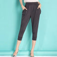 Lynn High Waist Stretch Harem Pants Bottoms Claire & Clara Dark Grey US 2
