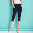 Lynn High Waist Stretch Harem Pants Bottoms Claire & Clara Navy US 2