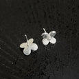 Matte 3D Flower Stud Earrings Earrings Claire & Clara