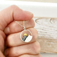 Maya Sunrise Mountain Cut Out Necklace Necklaces Claire & Clara
