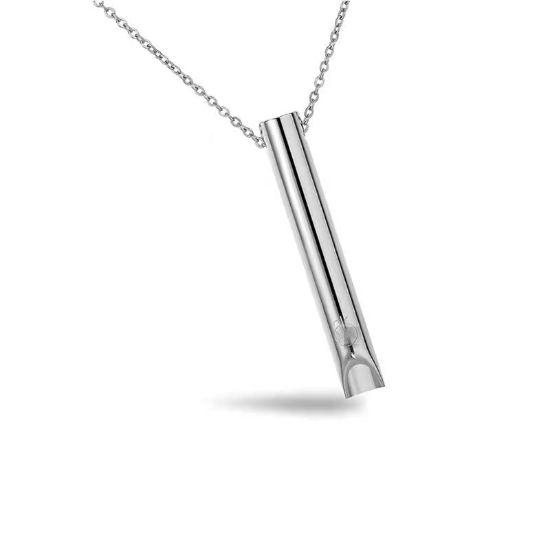 Meditation Regulation Breathing Decompression Necklace Necklace Claire & Clara Silver