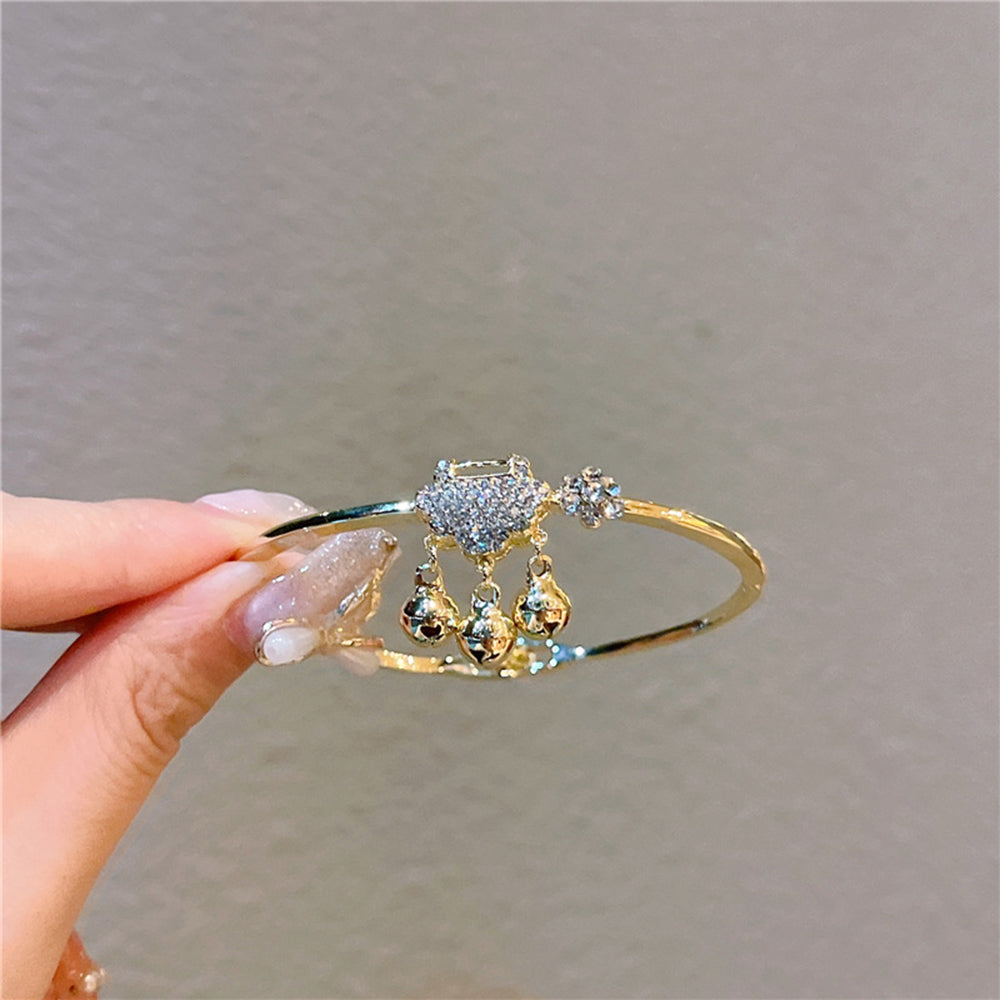 Metal Bell Lock Bracelet Bracelets Claire & Clara