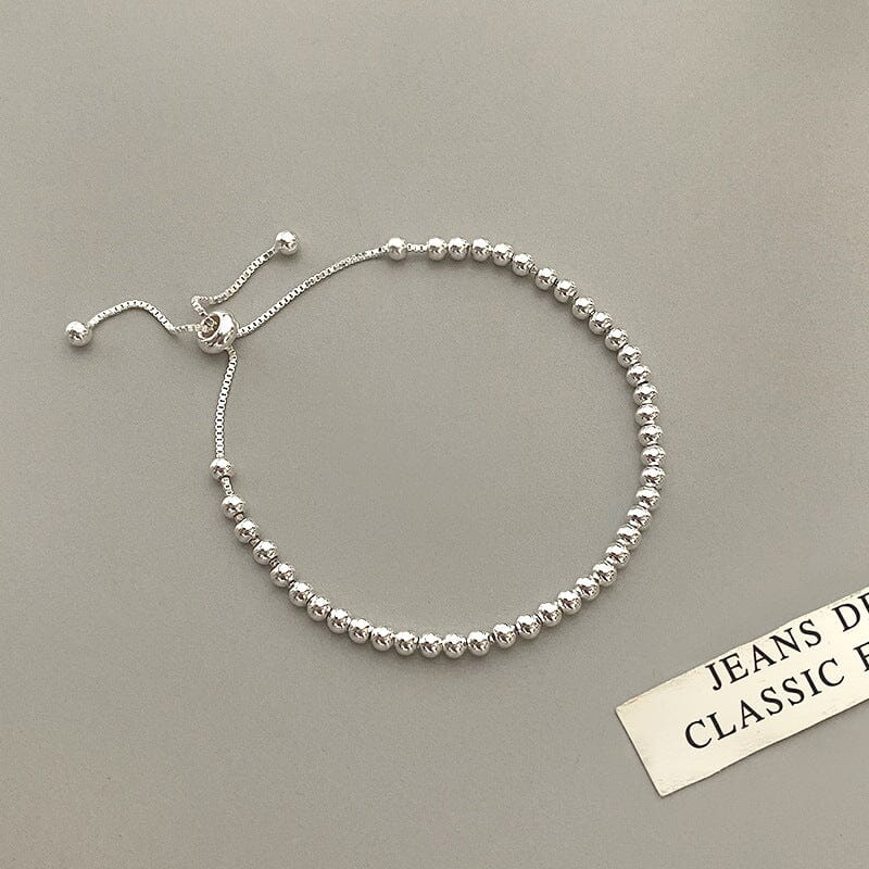 Mini Bead Silver Bracelet Bracelet Claire & Clara Silver