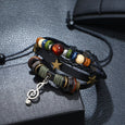 Musical Note Handmade Bracelet Bracelet Claire & Clara Black