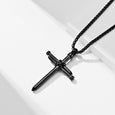 Nail Cross Stainless Steel Necklace Necklace Claire & Clara
