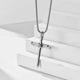Nail Cross Stainless Steel Necklace Necklace Claire & Clara