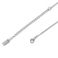 Natural Pearl Lava Shaped Snake Bone Necklace Necklace Claire & Clara