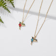 New Crystal Hummingbird Necklace Necklace Claire & Clara