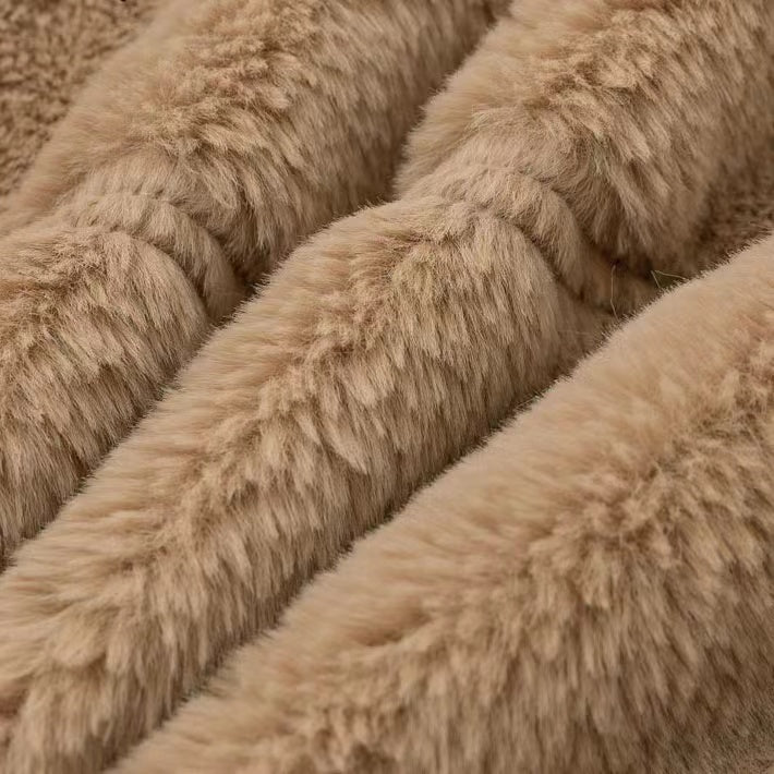 Oliver Fluffy Cropped Overcoat Outerwear Claire & Clara