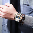 ONLYOU Steel Waterproof Quartz Chronograph Watch Watches Claire & Clara