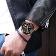 ONLYOU Steel Waterproof Quartz Chronograph Watch Watches Claire & Clara