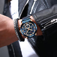 ONLYOU Steel Waterproof Quartz Chronograph Watch Watches Claire & Clara