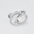 Opening Adjustable Hug Ring Rings Claire & Clara