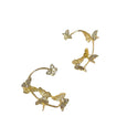 Openwork Silver Butterfly Earrings Earrings Claire & Clara