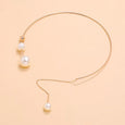 Pearl Tassel Niche Design Choker Necklace Claire & Clara