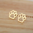 Pet Footprint Cutout Stud Earrings Earrings Claire & Clara